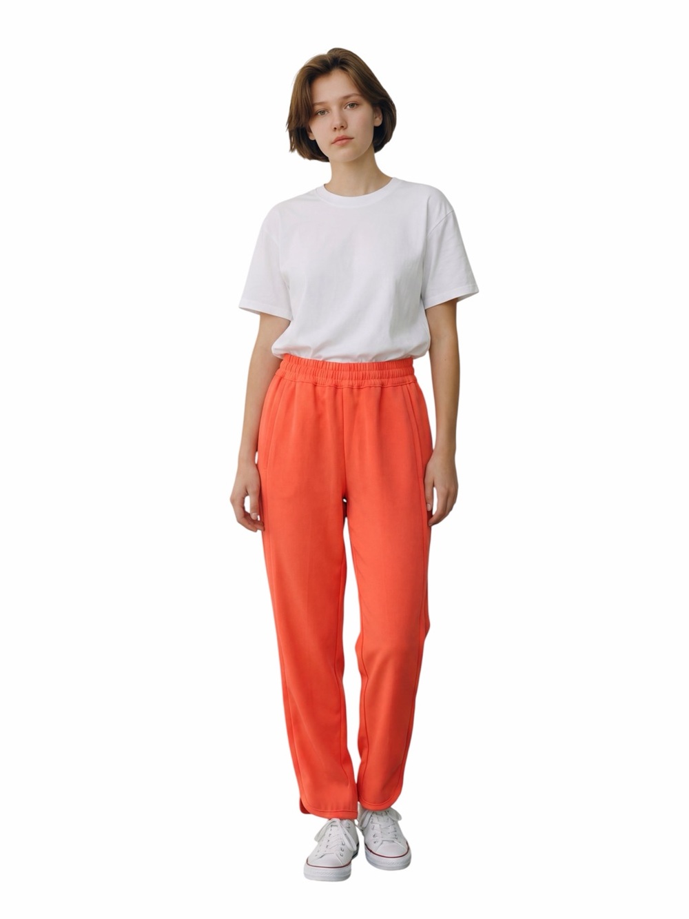 J.CREW ORANGE JOGGERS
